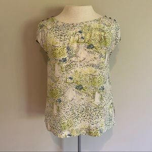 Anthropologie We Love Vera Silk Sailboat Blouse 0